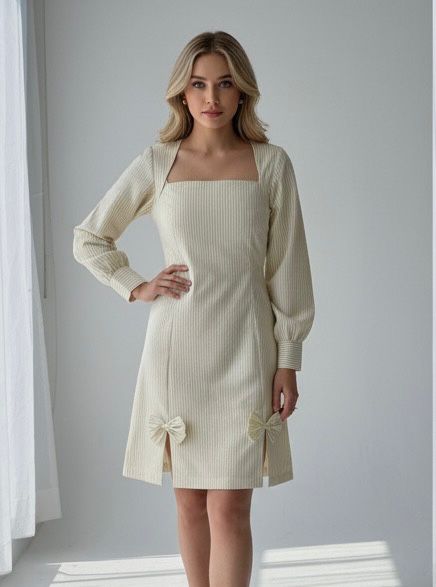 Bellanoon Stripe Bow Dress